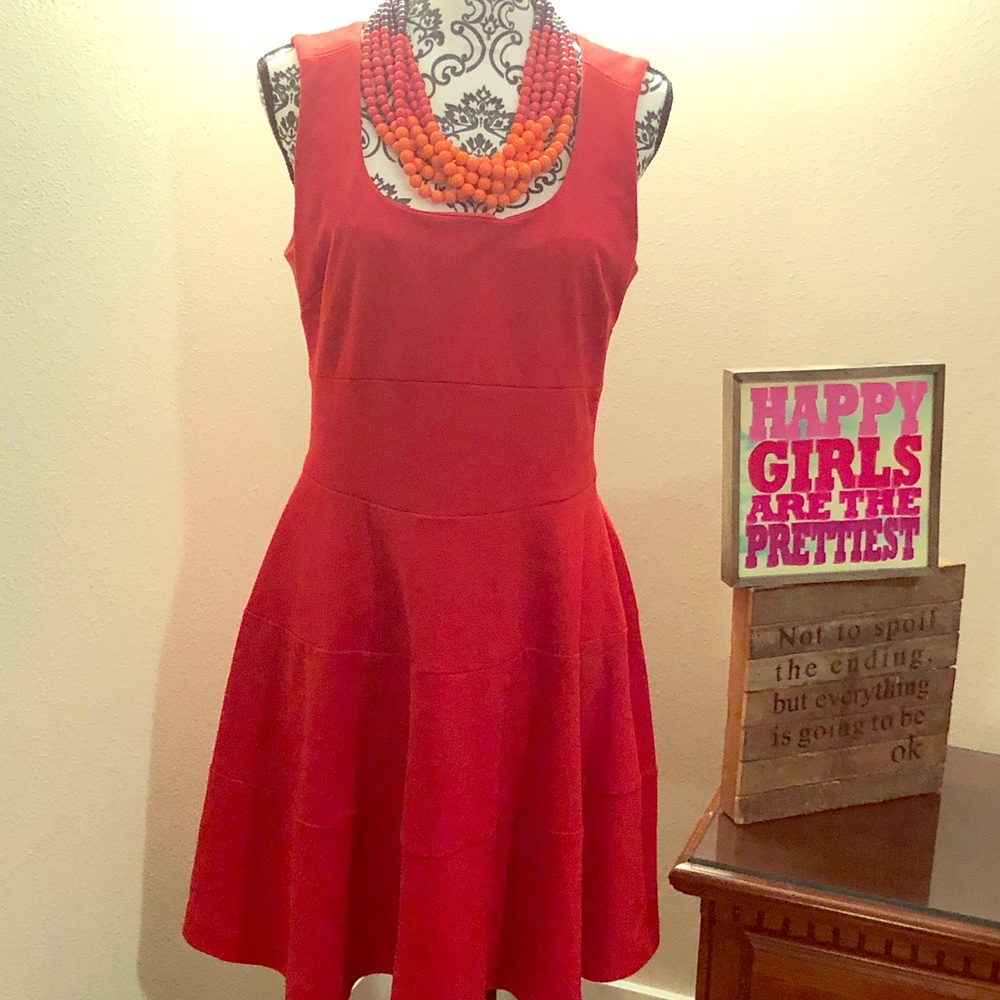 Banana Republic red dress